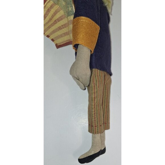 Primitive Colonial George Washington Doll 19" Tall Rare Patriotic July 4th - Picture 16 of 16